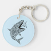 シルエットオルカ キーホルダー (裏面)