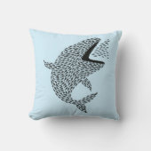 シルエットオルカ クッション (正面)