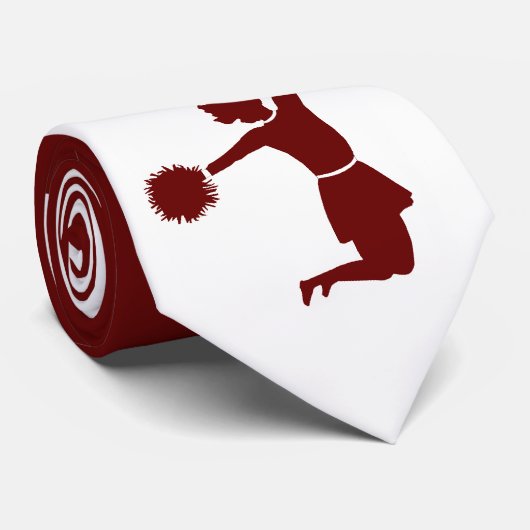 シルエットカスタムな色のタイのチアリーダー ネクタイ (ロール)