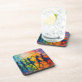 シルエットカラフル踊り コースター (右側)