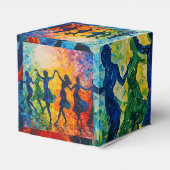 シルエットカラフル踊り フェイバーボックス (裏面サイド)