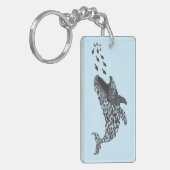 シルエットクジラ キーホルダー (正面左)