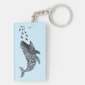 シルエットクジラ キーホルダー (裏面)