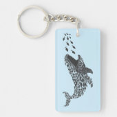 シルエットクジラ キーホルダー (正面)