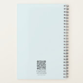 シルエットクロス聖なる書物、 経典パーソナライズされた詩 ノートブック (裏面)