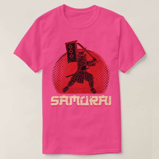 シルエットグラフィック侍 Tシャツ (デザイン正面)