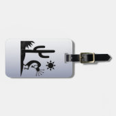 シルエットココペリ ラゲッジタグ (正面横)