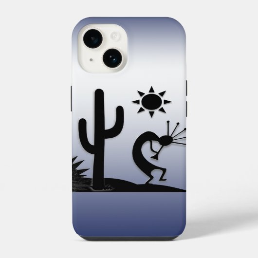 シルエットココペリ iPhoneケース (裏面)