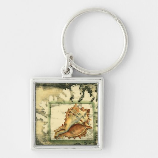 シルエットコンチシェル キーホルダー (正面)