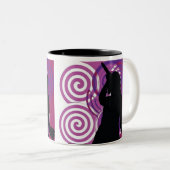 シルエットシンガーマグ ツートーンマグカップ (正面右)