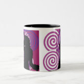 シルエットシンガーマグ ツートーンマグカップ (中央)