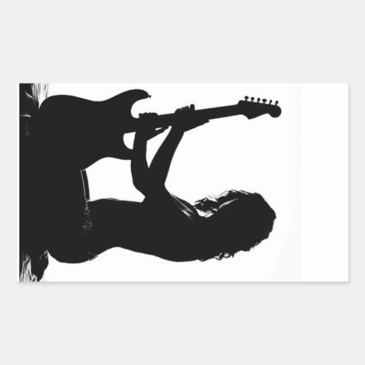 シルエットシール 長方形シール (正面)