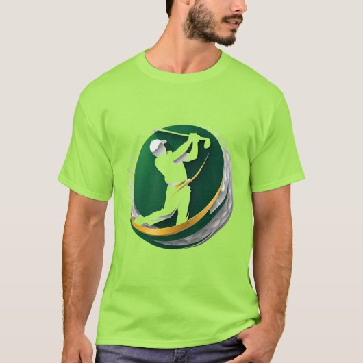 シルエットスイングのゴフロゴ Tシャツ (正面)