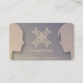 シルエットスタイルの名刺1 名刺 (裏面)