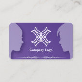 シルエットスタイルの名刺23 名刺 (裏面)