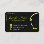 シルエットスタイルの名刺53 名刺 (正面)