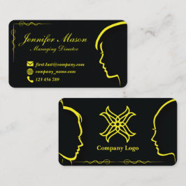 シルエットスタイルの名刺53 名刺