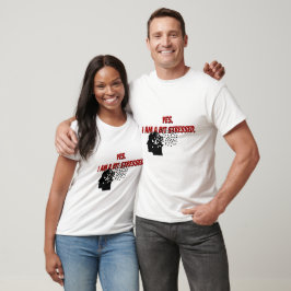 シルエットストレスヘッドおよび引用文 Tシャツ