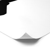 シルエットスラムダンクバスケットボール選手 ポスター (角)