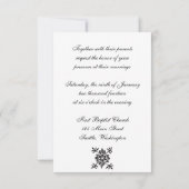 シルエットセット#3 招待状 (裏面)