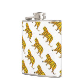 シルエットタイガーブラックとオレンジ フラスク (左)