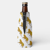 シルエットタイガーブラックとオレンジ ボトルクーラー (ボトル裏面)