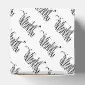 シルエットタイガーブラックとホワイト フェイバーボックス (上部)