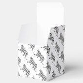 シルエットタイガーブラックとホワイト フェイバーボックス (オープン)