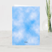 シルエットダンサーズのお祝い 父の日 カード (裏面)