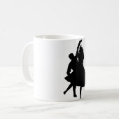 シルエットダンサー コーヒーマグカップ (正面左)