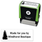 シルエットツリーでスタンプ セルフインキングスタンプ (インサイチュ)