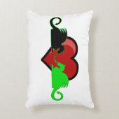 シルエットドラゴンラブ アクセントクッション (正面(垂直))