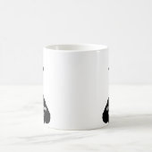 シルエットハイウェイパーソナライズされたパトローマン コーヒーマグカップ (中央)