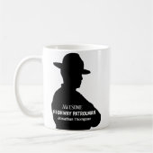 シルエットハイウェイパーソナライズされたパトローマン コーヒーマグカップ (左)