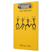 シルエットハピネスパーティーダンサーパパ クリップボード (左)