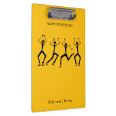 シルエットハピネスパーティーダンサーパパ クリップボード (右)