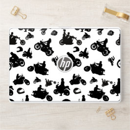 シルエットバイク HPラップトップスキン