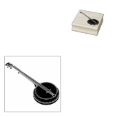 シルエットバンジョアートスタンプ ラバースタンプ (押印)