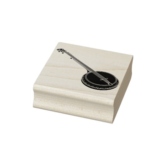 シルエットバンジョアートスタンプ ラバースタンプ (スタンプ)