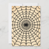 シルエットパーチメントハロウィーン招待状 招待状 (裏面)