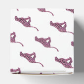 シルエットピンクとブラックヒョウ フェイバーボックス (上部)