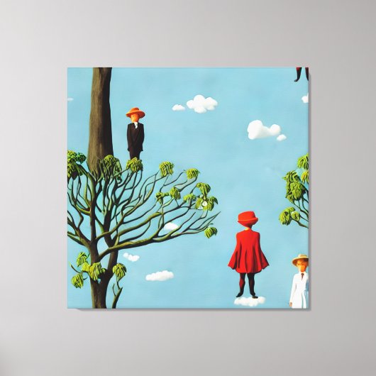 シルエットファンシー キャンバスプリント (正面)