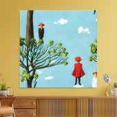 シルエットファンシー キャンバスプリント (インサイチュ (リビング))