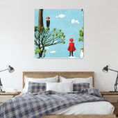 シルエットファンシー キャンバスプリント (インサイチュ (寝室))