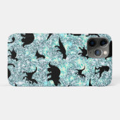 シルエットフィッシュシャークホエールグラディエントスパークルガラックス Case-Mate iPhoneケース (裏面(横))