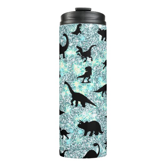 シルエットフィッシュシャークホエールグラデーション銀河系宇宙 タンブラー (正面)