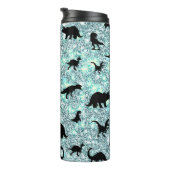 シルエットフィッシュシャークホエールグラデーション銀河系宇宙 タンブラー (回転右)