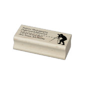 シルエットフォトグラファー差出人住所 ラバースタンプ (スタンプ)