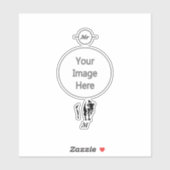 シルエットブラックバッファロー シール (シート)