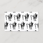 シルエットブラックバッファロー 名刺 (正面)